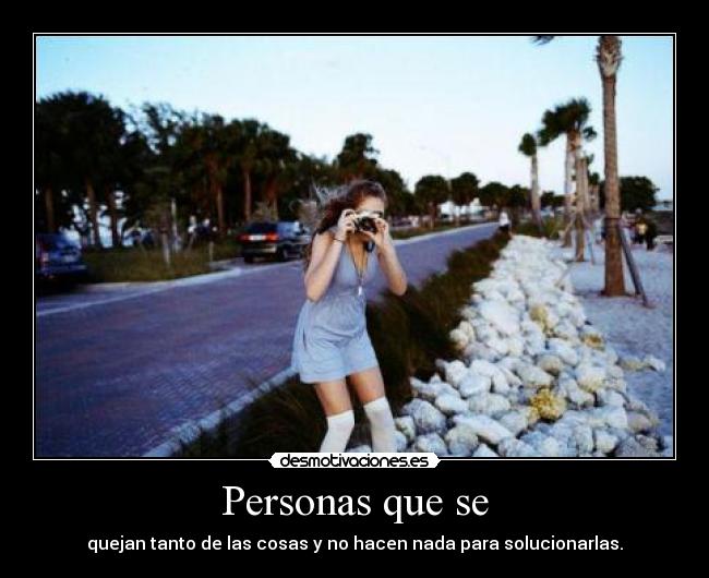 Personas que se -