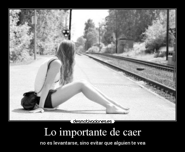 Lo importante de caer - 