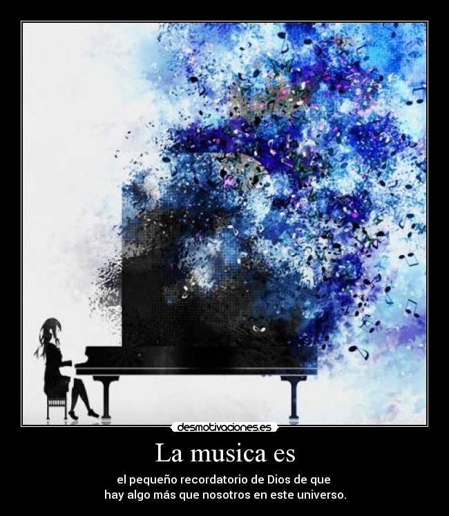La musica es -