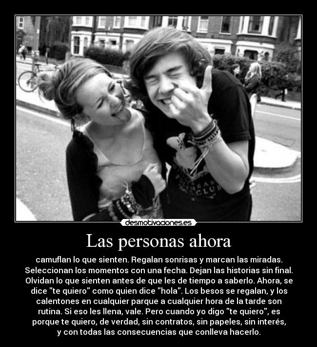 Las personas ahora -