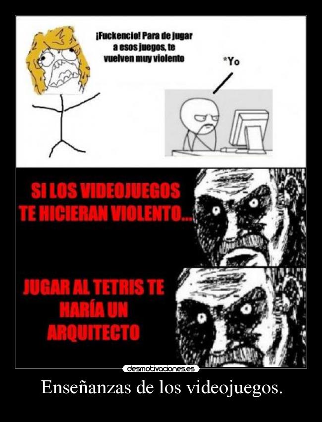 Enseñanzas de los videojuegos. - 
