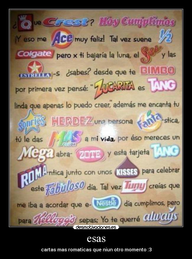 esas - cartas mas romaticas que niun otro momento :3