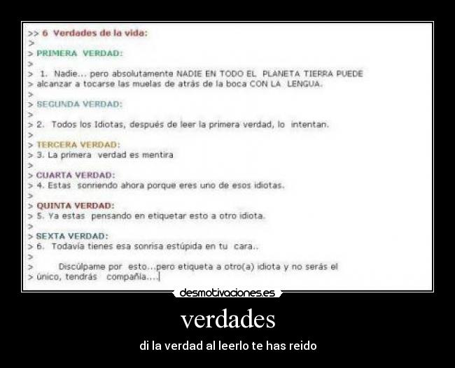 verdades -