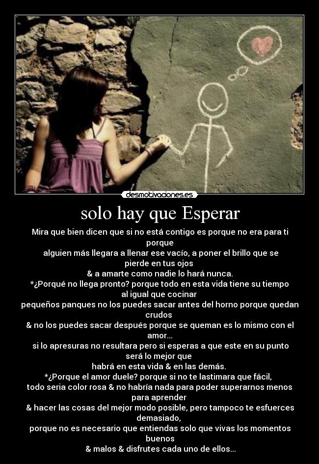 solo hay que Esperar - 