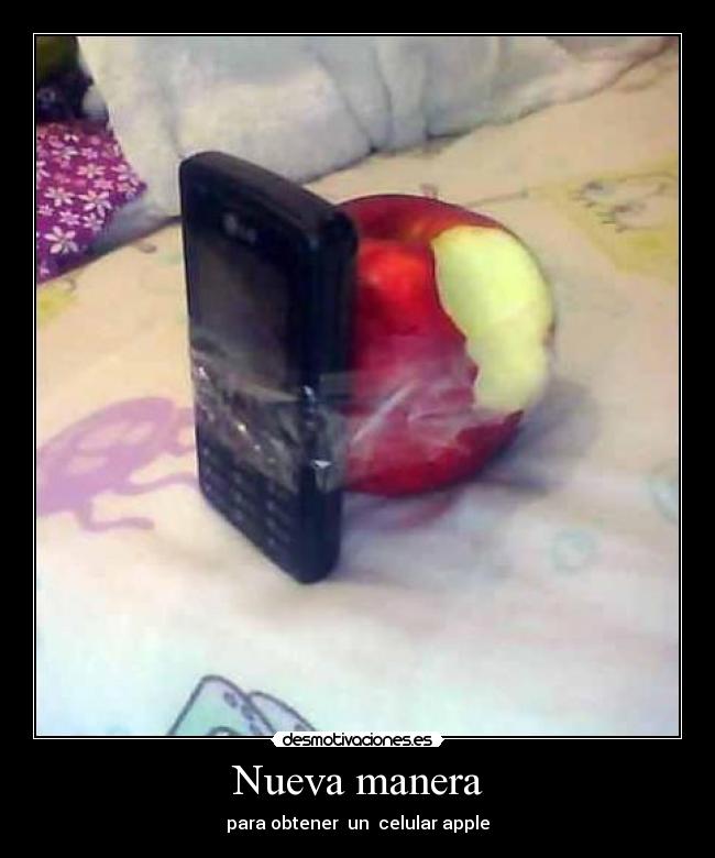 Nueva manera - para obtener  un  celular apple