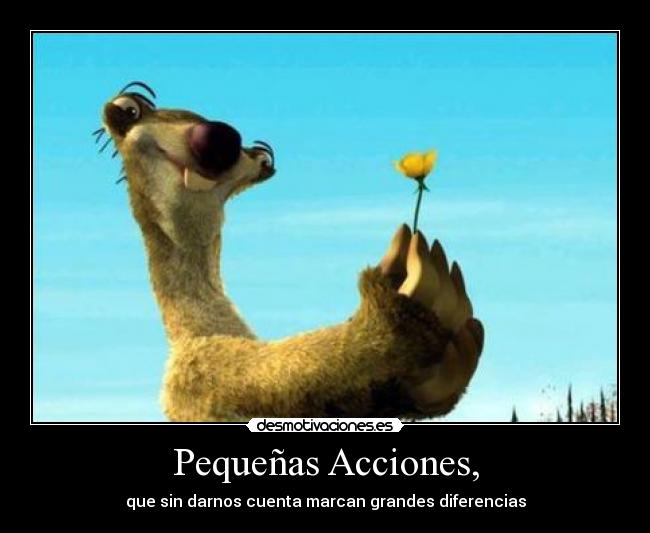 Pequeñas Acciones, - 