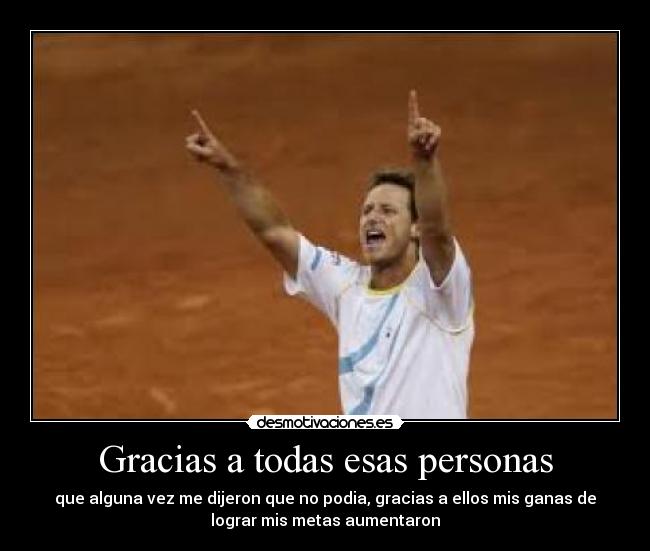 Gracias a todas esas personas - 