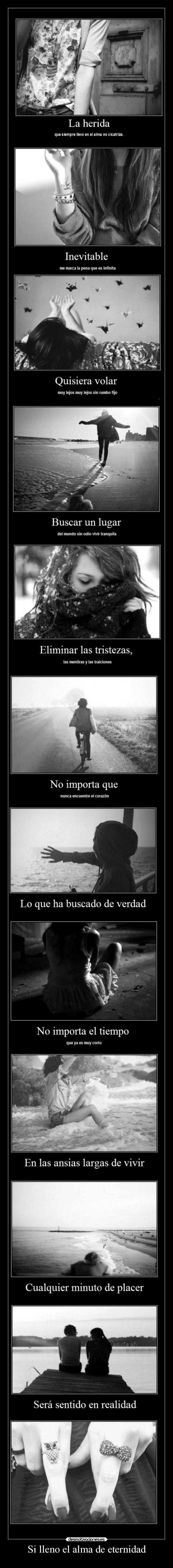 Si lleno el alma de eternidad - 