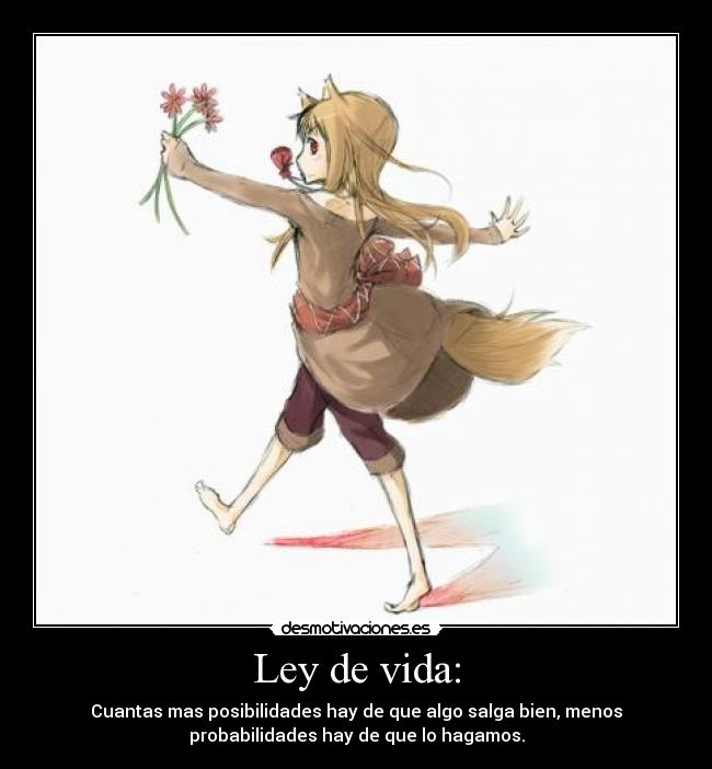 Ley de vida: - 