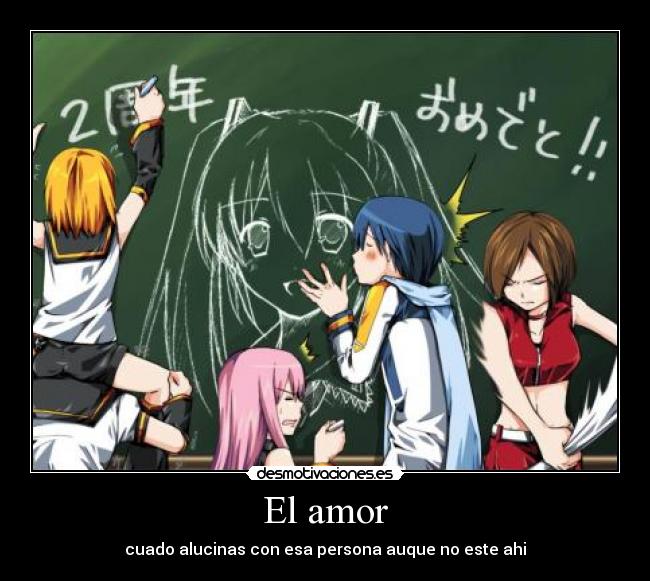 carteles amor anime desmotivaciones