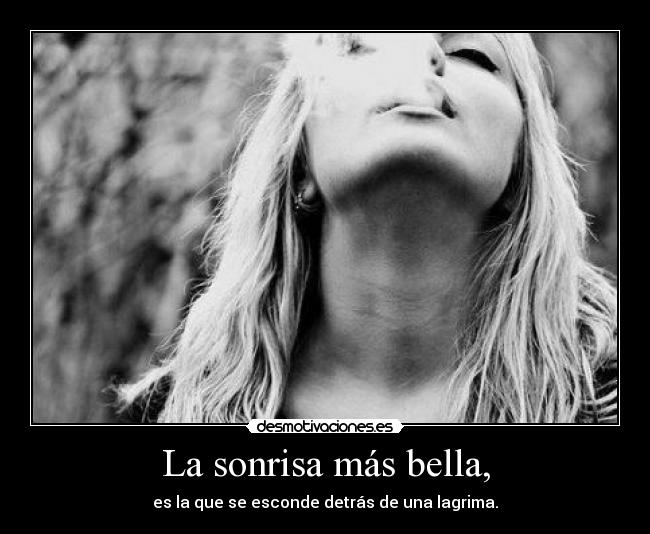 La sonrisa más bella, -