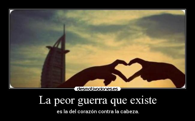 La peor guerra que existe - 