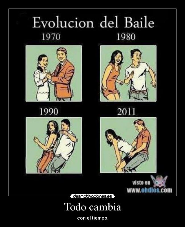 Todo cambia - con el tiempo.