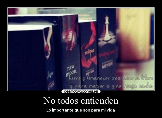No todos entienden - 