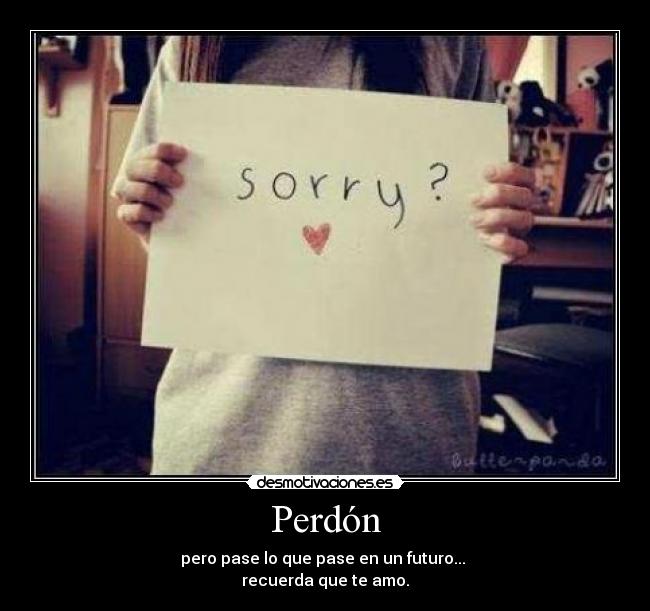 Perdón -