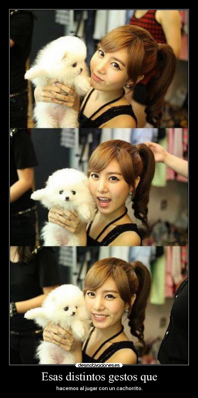 Esas distintos gestos que -