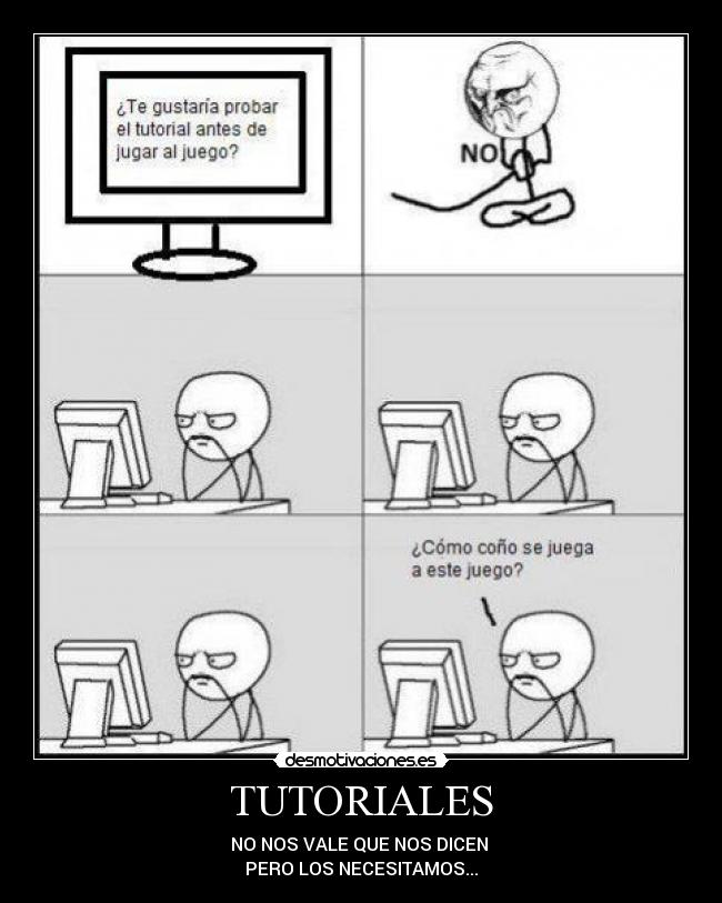 carteles tuto desmotivaciones