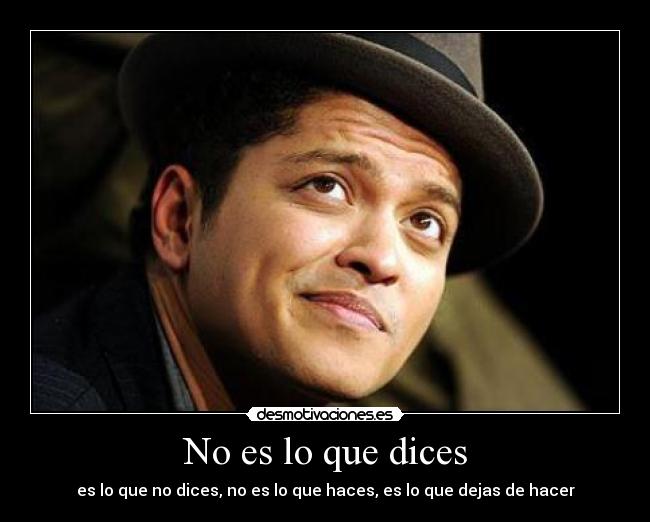 No es lo que dices -