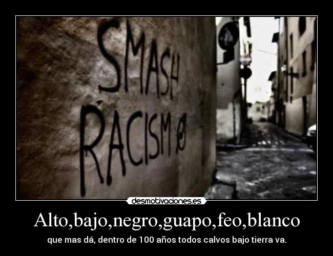 carteles rap contra racismo desmotivaciones