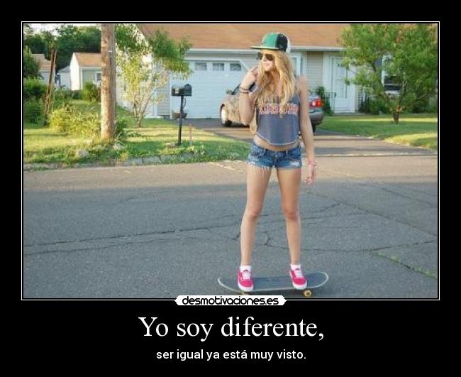 Yo soy diferente, - 