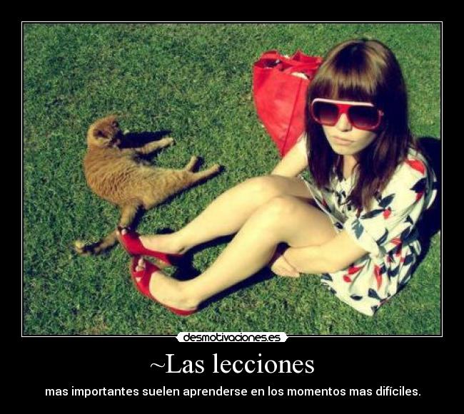 ~Las lecciones - 