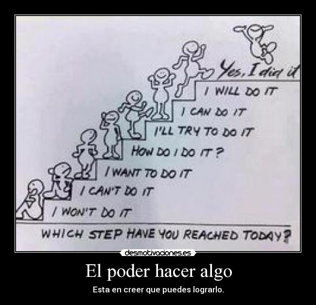 El poder hacer algo - 