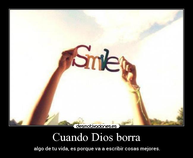 Cuando Dios borra - 