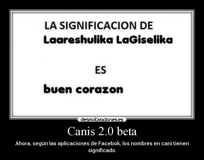 Canis 2.0 beta -