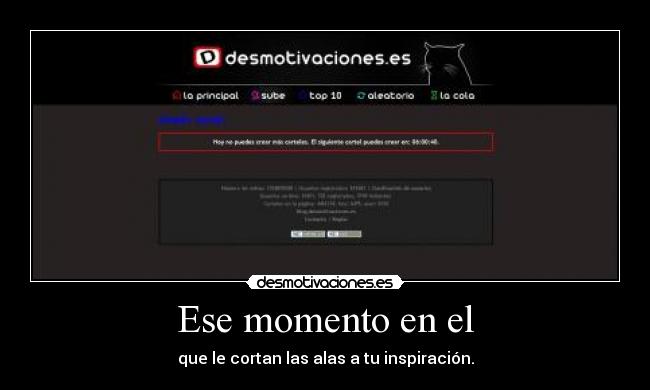 Ese momento en el -