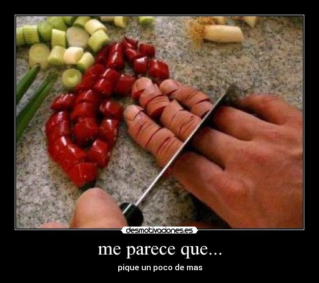 me parece que... - 