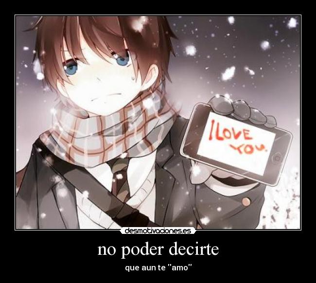 no poder decirte - 