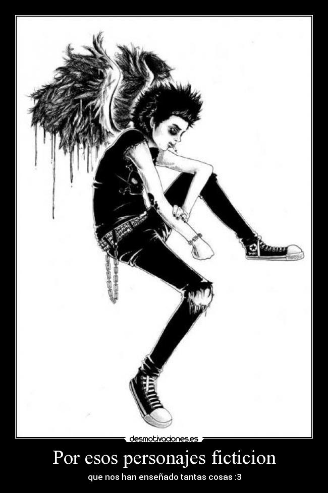 Por esos personajes ficticion -