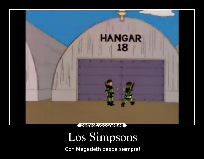 Los Simpsons - Con Megadeth desde siempre!