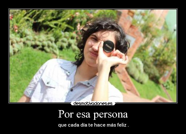 Por esa persona - 