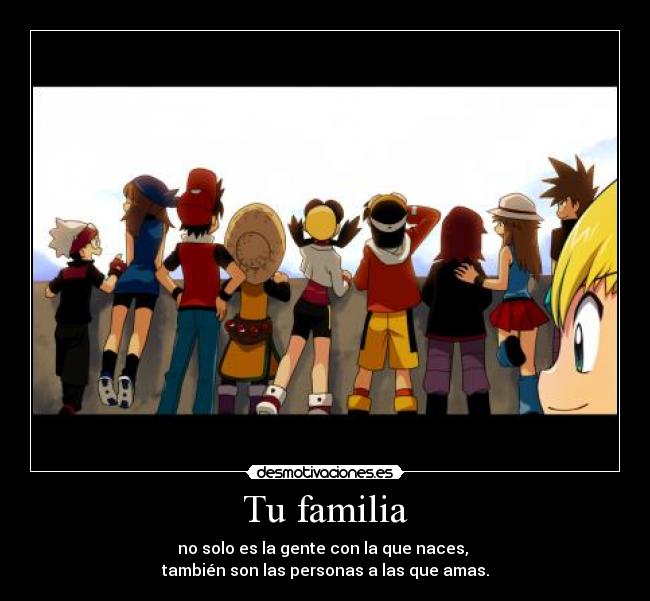 carteles familia pokemon anime familia desmotivaciones