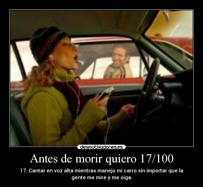 Antes de morir quiero 17/100 -