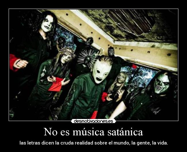 No es música satánica -
