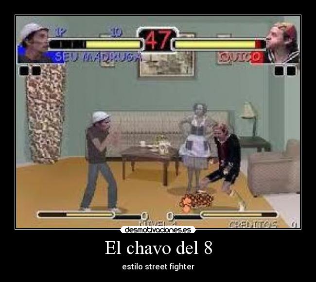 El chavo del 8 - estilo street fighter