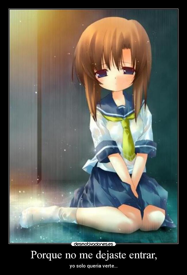 carteles anime higurashi rena ryuugu perlithakawai desmotivaciones