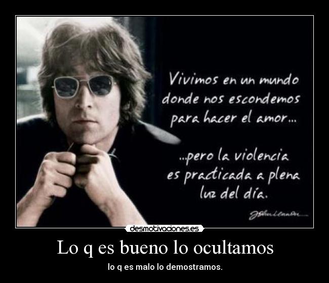 Lo q es bueno lo ocultamos - 