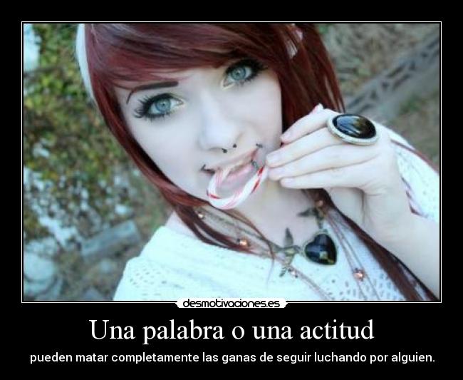 Una palabra o una actitud - 
