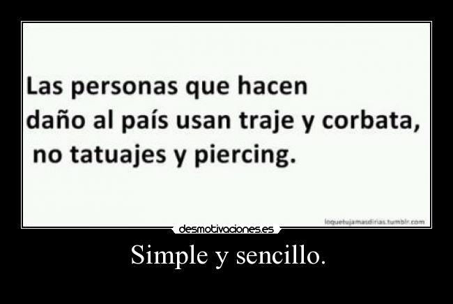 Simple y sencillo. - 