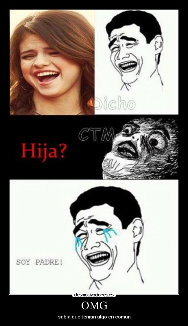 OMG - sabia que tenian algo en comun