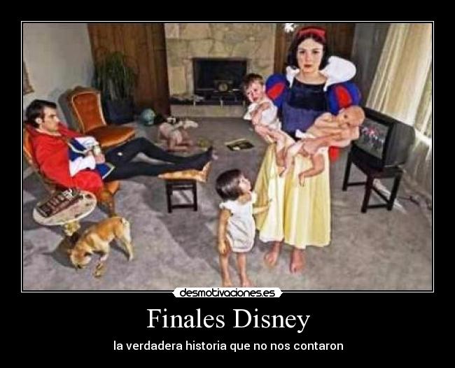 Finales Disney - la verdadera historia que no nos contaron