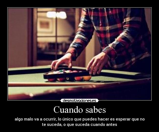 Cuando sabes - 