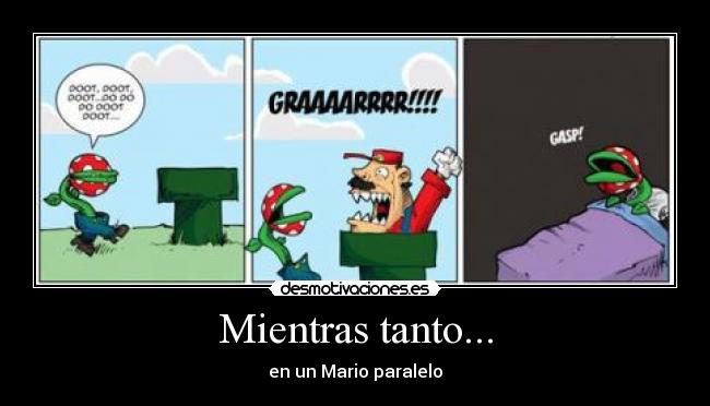 Mientras tanto... - en un Mario paralelo