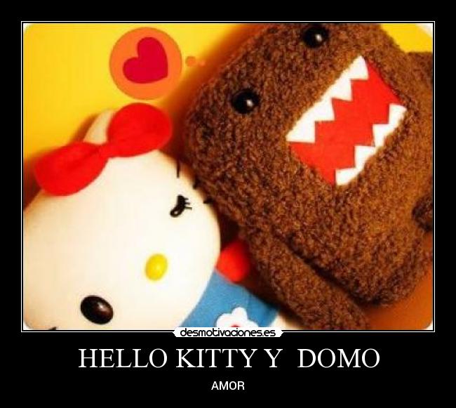HELLO KITTY Y  DOMO - 