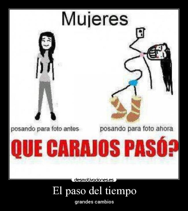 El paso del tiempo Desmotivaciones