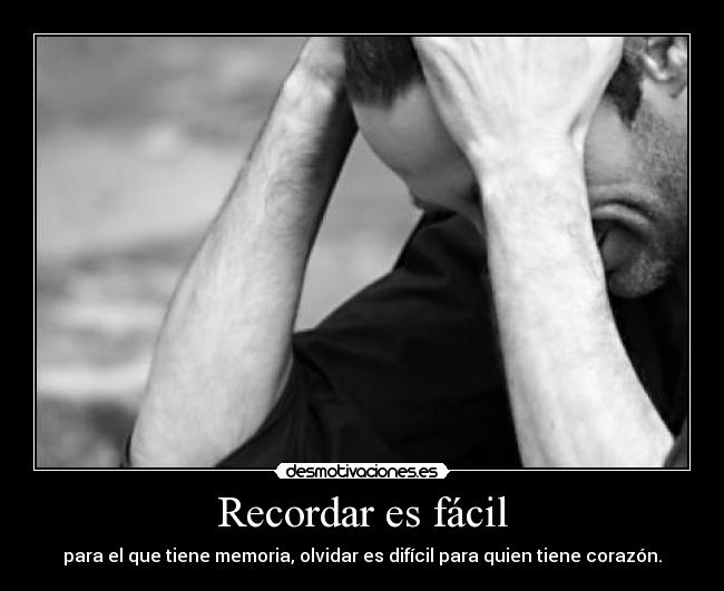 Recordar es fácil -