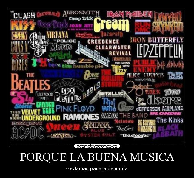 PORQUE LA BUENA MUSICA - 